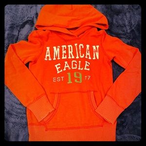 Coral American Eagle Hoodie
